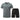 Adult's Quick-Dry Short Sleeve Set - Grey & Black