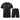 Adult's Quick-Dry Short Sleeve Set - All Black