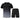 Adult's Quick-Dry Short Sleeve Set - Black & Grey