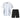 Adult's Quick-Dry Short Sleeve Set - White & Black V2