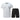 Adult's Quick-Dry Short Sleeve Set - Black & White