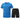 Adult's Quick-Dry Short Sleeve Set - Blue & Black V2