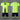 Fluo Green Brandless Football Uniform