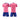 Pink Brandless Football Uniform