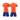 Orange Brandless Football Uniform