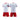 White Top Brandless Football Uniform