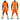 Orange Brandless Football Uniform - V5