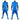 Blue Brandless Football Uniform - V5