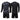 Black Football Goalkeeper Full Uniform